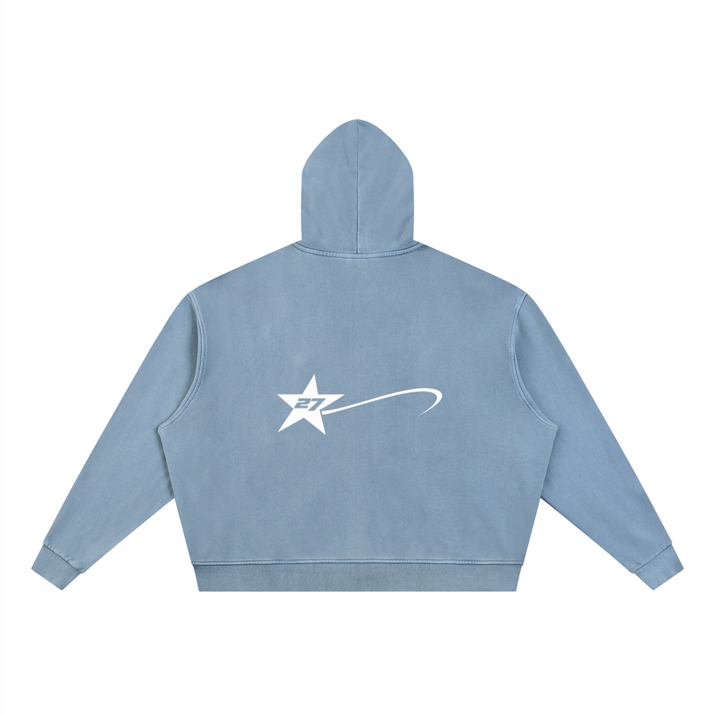 MAUI Sunwashed Zip Hoodie, Alohi After Beach