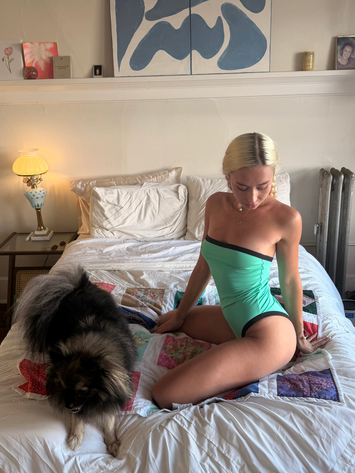 Haula Strapless One Piece, Alohi Swim