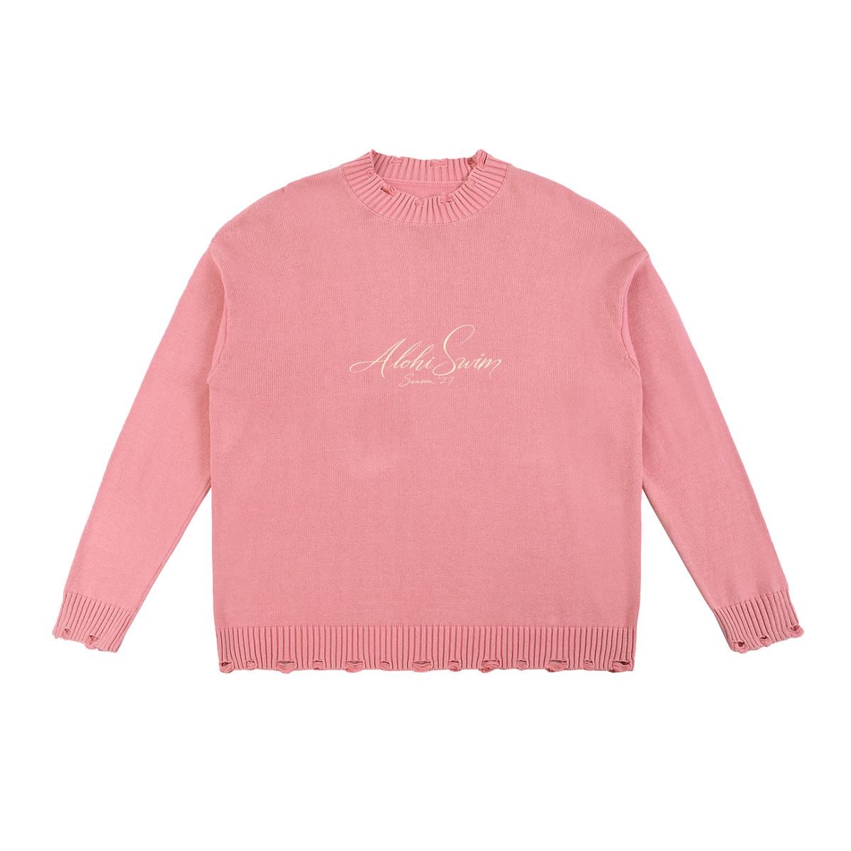 HANALEI Frayed Knit Sweater, Alohi After Beach