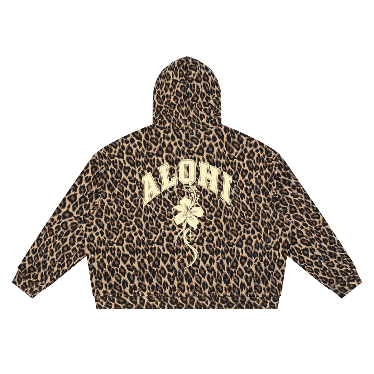 WAILEA Leopard Zip Hoodie, Alohi After Beach