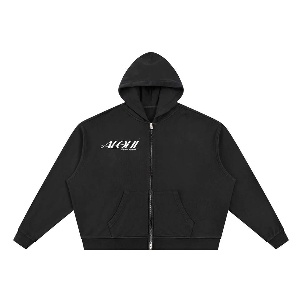 MAUI Sunwashed Zip Hoodie, Alohi After Beach