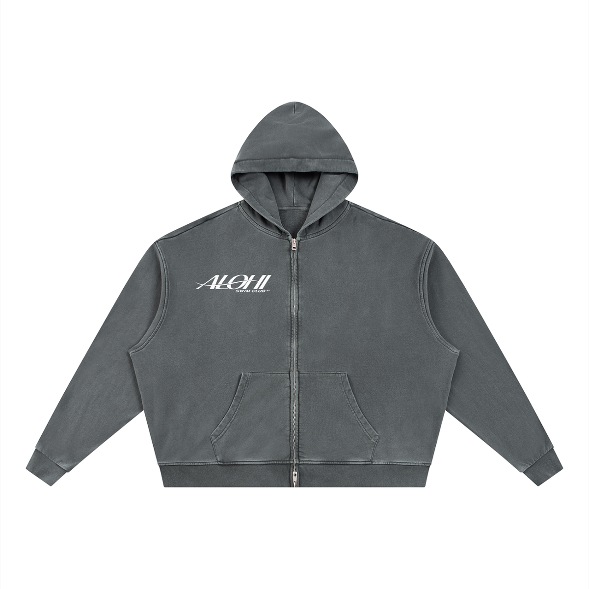 MAUI Sunwashed Zip Hoodie, Alohi After Beach