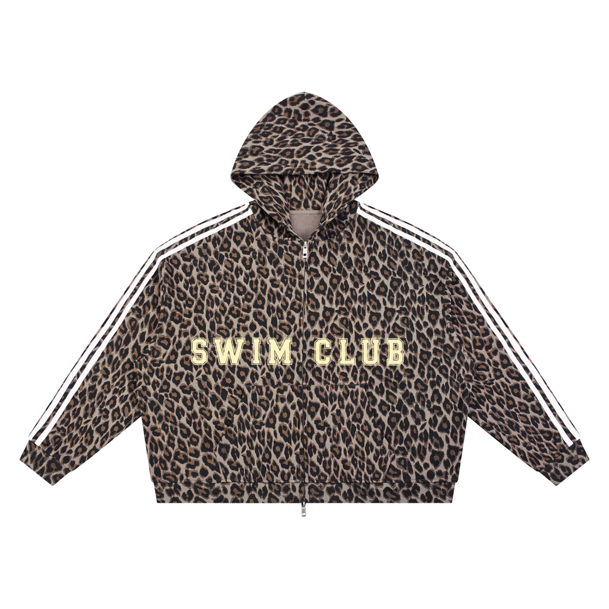 WAILEA Leopard Zip Hoodie, Alohi After Beach